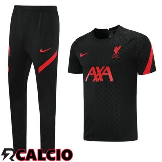 T Shirt Allenamento FC Liverpool + Pantaloni Nero 2021/2022
