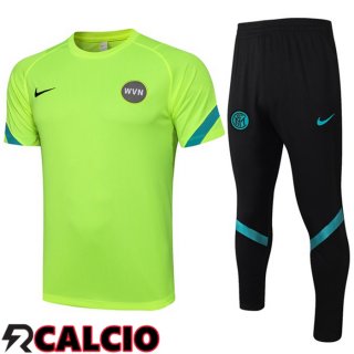 T Shirt Allenamento Inter Milan + Pantaloni Verde 2021/2022