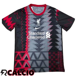 T Shirt Allenamento FC Liverpool Grigio Nero 2021/2022