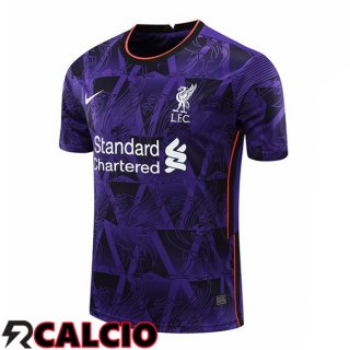 T Shirt Allenamento FC Liverpool Viola 2021/2022