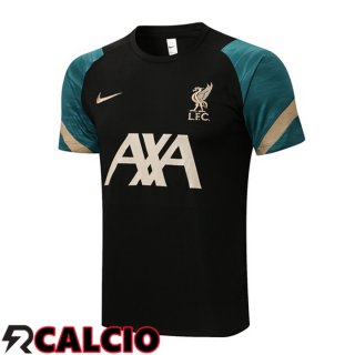 T Shirt Allenamento FC Liverpool Nero 2021/2022