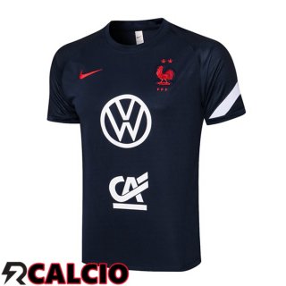 T Shirt Allenamento Francia Blu Royal 2021/2022