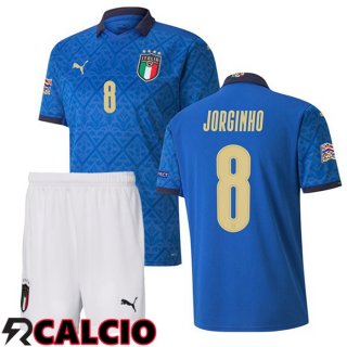 Prima Maglia Nazionale Italia (JORGINHO 8) Bambino 2020/2021