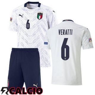 Seconda Maglia Nazionale Italia (VERATTI 6) Bambino 2020/2021