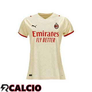 Seconda Maglia AC Milan Donna Beige 2021/2022  Seconda Maglia AC Milan Donna Beige 2021/2022