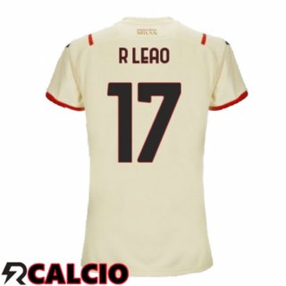 Seconda Maglia AC Milan(R.LEAO 17)Donna Beige 2021/2022  Seconda Maglia AC Milan(R.LEAO 17)Donna Beige 2021/2022