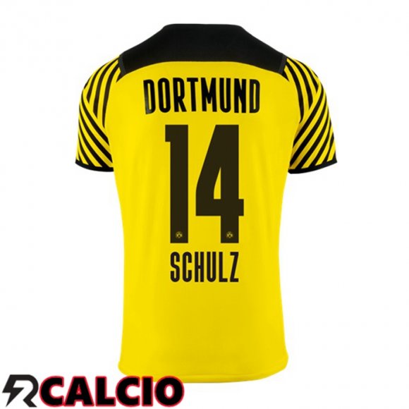 Prima Maglia Dortmund BVB (Schulz 14) Giallo 2021 2022  Prima Maglia Dortmund BVB (Schulz 14) Giallo 2021 2022
