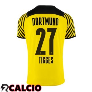 Prima Maglia Dortmund BVB (Tigges 27) Giallo 2021 2022  Prima Maglia Dortmund BVB (Tigges 27) Giallo 2021 2022