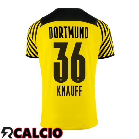 Prima Maglia Dortmund BVB (Knauff 36) Giallo 2021 2022  Prima Maglia Dortmund BVB (Knauff 36) Giallo 2021 2022