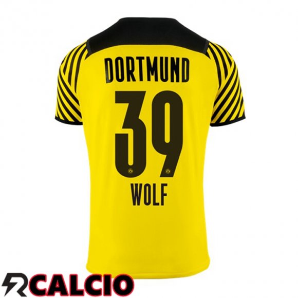 Prima Maglia Dortmund BVB (Wolf 39) Giallo 2021 2022