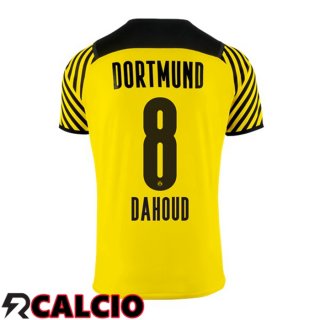 Prima Maglia Dortmund BVB (Dahoud 8) Giallo 2021 2022  Prima Maglia Dortmund BVB (Dahoud 8) Giallo 2021 2022