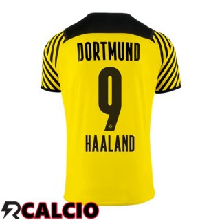 Prima Maglia Dortmund BVB (Haaland 9) Giallo 2021 2022  Prima Maglia Dortmund BVB (Haaland 9) Giallo 2021 2022