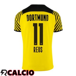 Prima Maglia Dortmund BVB (Reus 11) Donna Giallo 2021 2022