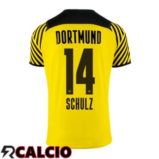 Prima Maglia Dortmund BVB (Schulz 14) Donna Giallo 2021 2022