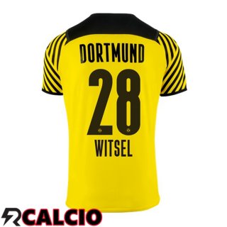Prima Maglia Dortmund BVB (Witsel 28) Donna Giallo 2021 2022