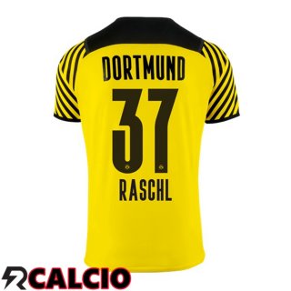 Prima Maglia Dortmund BVB (Raschl 37) Donna Giallo 2021 2022