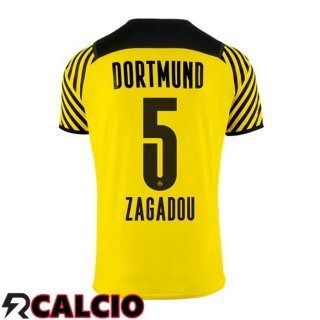 Prima Maglia Dortmund BVB (Zagadou 5) Donna Giallo 2021 2022
