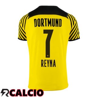 Prima Maglia Dortmund BVB (Reyna 7) Donna Giallo 2021 2022