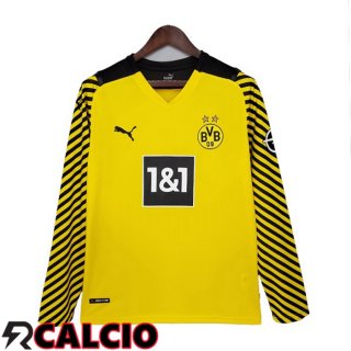 Prima Maglia Dortmund BVB Manica Lunga Giallo 2021 2022  Prima Maglia Dortmund BVB Manica Lunga Giallo 2021 2022