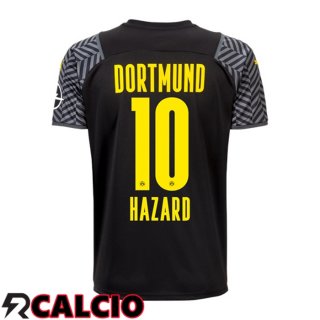 Seconda Maglia Dortmund BVB (Hazard 10) Nero 2021 2022  Seconda Maglia Dortmund BVB (Hazard 10) Nero 2021 2022