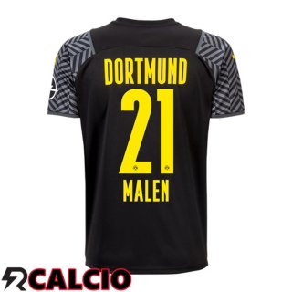 Seconda Maglia Dortmund BVB (Malen 21) Nero 2021 2022  Seconda Maglia Dortmund BVB (Malen 21) Nero 2021 2022