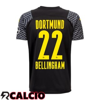 Seconda Maglia Dortmund BVB (Bellingham 22) Nero 2021 2022