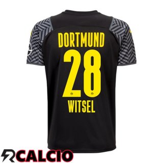 Seconda Maglia Dortmund BVB (Witsel 28) Nero 2021 2022  Seconda Maglia Dortmund BVB (Witsel 28) Nero 2021 2022