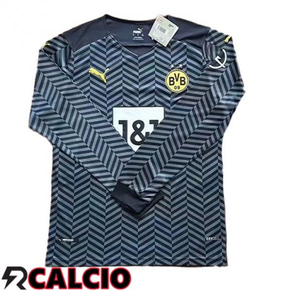 Seconda Maglia Dortmund BVB Manica Lunga Nero 2021 2022  Seconda Maglia Dortmund BVB Manica Lunga Nero 2021 2022