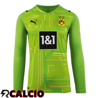 Maglia Dortmund BVB Manica Lunga Giallo Verde 2021 2022