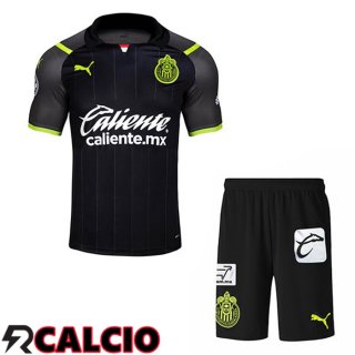 Seconda Maglia CD Guadalajara Bambino Nero 2021 2022