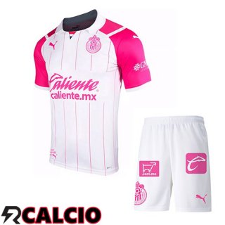 Maglia CD Guadalajara Bambino Special Edition Rosa Bianco 2021 2022