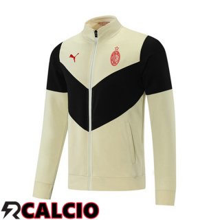 Giacca Calcio AC Milan Giallo Nero 2021/2022  Giacca Calcio AC Milan Giallo Nero 2021/2022