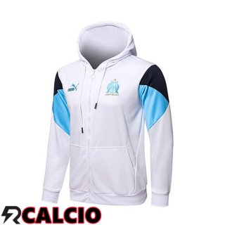 Giacca Con Cappuccio Marsiglia Bianco 2021/2022  Giacca Con Cappuccio Marsiglia Bianco 2021/2022