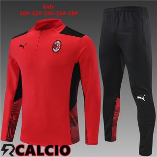 Tuta Calcio Bambino AC Milan Rosso 2021/2022