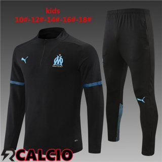 Tuta Calcio Bambino Marsiglia Nero 2021/2022  Tuta Calcio Bambino Marsiglia Nero 2021/2022