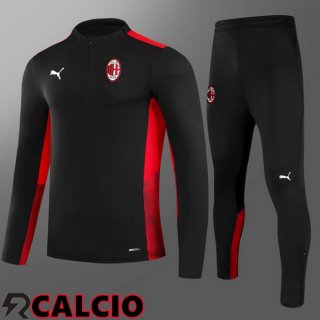Tuta Calcio Bambino AC Milan Nero 2021/2022