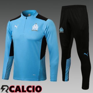 Tuta Calcio Bambino Marsiglia Blu 2021/2022  Tuta Calcio Bambino Marsiglia Blu 2021/2022