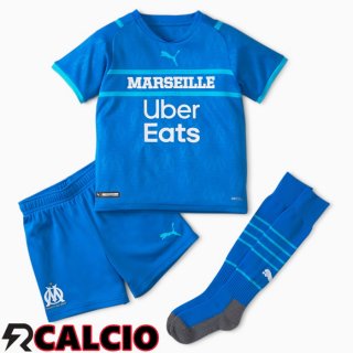 Terza Maglia Marsiglia OM Bambino Terza Blu Navy 2021/2022  Terza Maglia Marsiglia OM Bambino Terza Blu Navy 2021/2022