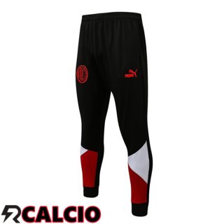 Pantaloni Da Allenamento AC Milan Nero Rosso 2021/2022  Pantaloni Da Allenamento AC Milan Nero Rosso 2021/2022
