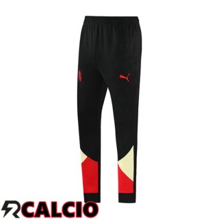 Pantaloni Da Allenamento AC Milan Nero Rosso 2021/2022  Pantaloni Da Allenamento AC Milan Nero Rosso 2021/2022