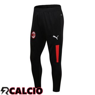 Pantaloni Da Allenamento AC Milan Nero Rosso 2021/2022  Pantaloni Da Allenamento AC Milan Nero Rosso 2021/2022