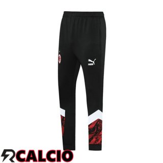 Pantaloni Da Allenamento AC Milan Nero Rosso 2021/2022  Pantaloni Da Allenamento AC Milan Nero Rosso 2021/2022