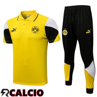 Maglia Polo Dortmund BVB + Pantaloni Giallo 2021/2022