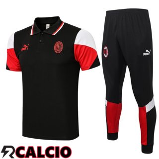 Maglia Polo AC Milan + Pantaloni Nero 2021/2022  Maglia Polo AC Milan + Pantaloni Nero 2021/2022