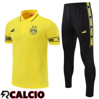 Maglia Polo Dortmund BVB + Pantaloni Giallo 2021/2022
