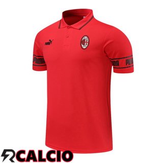Maglia Polo AC Milan Rosso 2021/2022