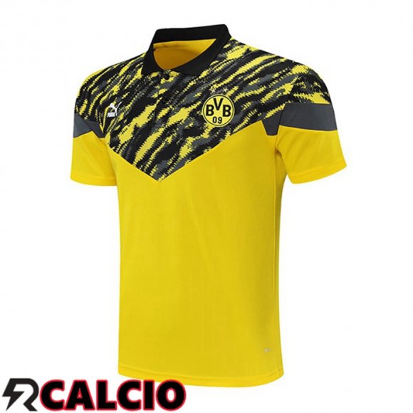 Maglia Polo Dortmund BVB Giallo 2021/2022  Maglia Polo Dortmund BVB Giallo 2021/2022