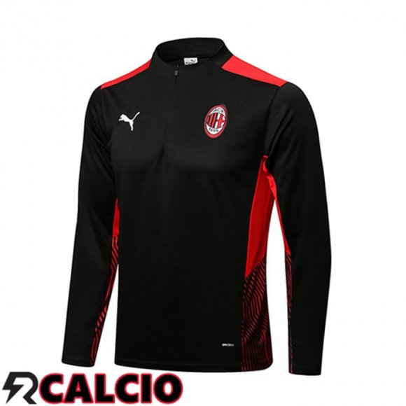Felpa Allenamento AC Milan Nero 2021/2022  Felpa Allenamento AC Milan Nero 2021/2022