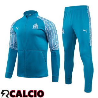 Insieme Tuta Calcio - Giacca Marsiglia Blu 2021/2022