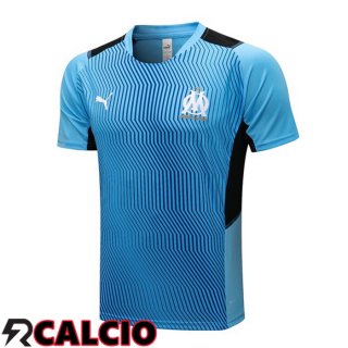 T Shirt Allenamento Marsiglia Blu 2021/2022  T Shirt Allenamento Marsiglia Blu 2021/2022